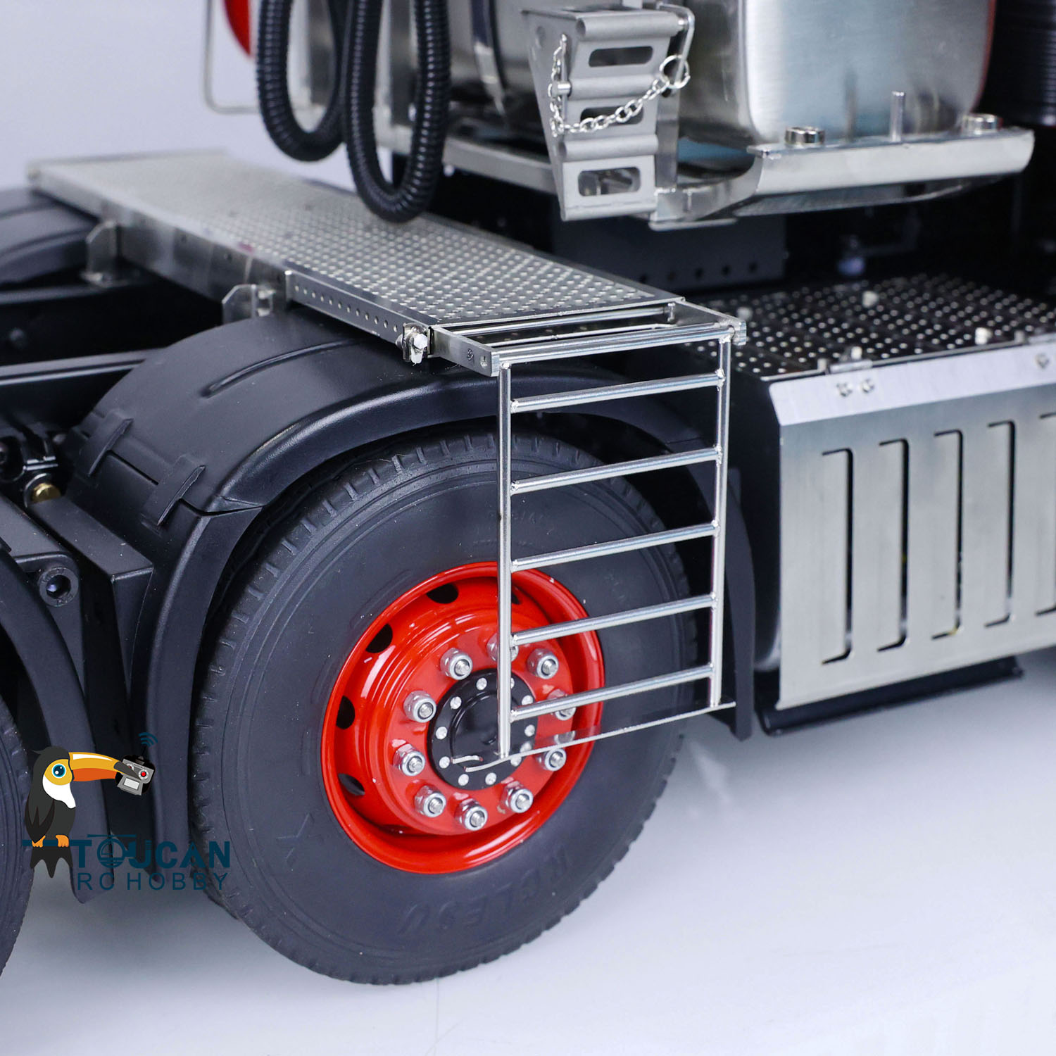 Diy Electric Car - 1/14 LESU RC Трактор Грузовик 8x8