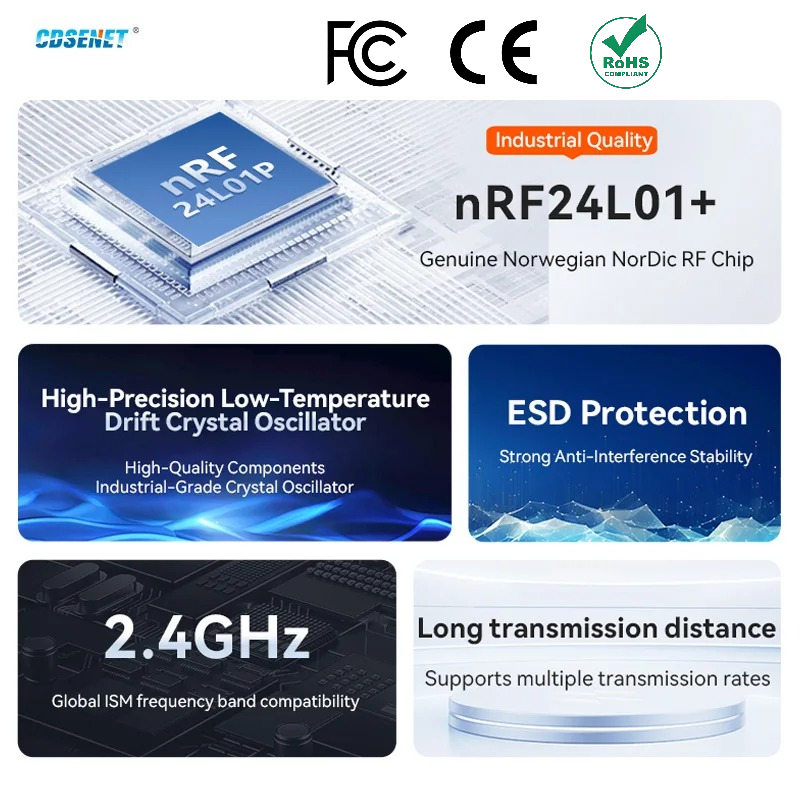 2 шт. nRF24L01+ PA LNA 2,4 ГГц – обзор и цена Nrf24L01 Module Wireless