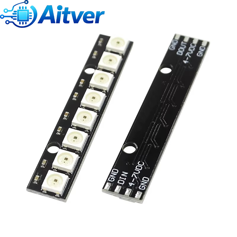WS2812B 8-битный светодиодный  – обзор и цена Diy Electronics Address
