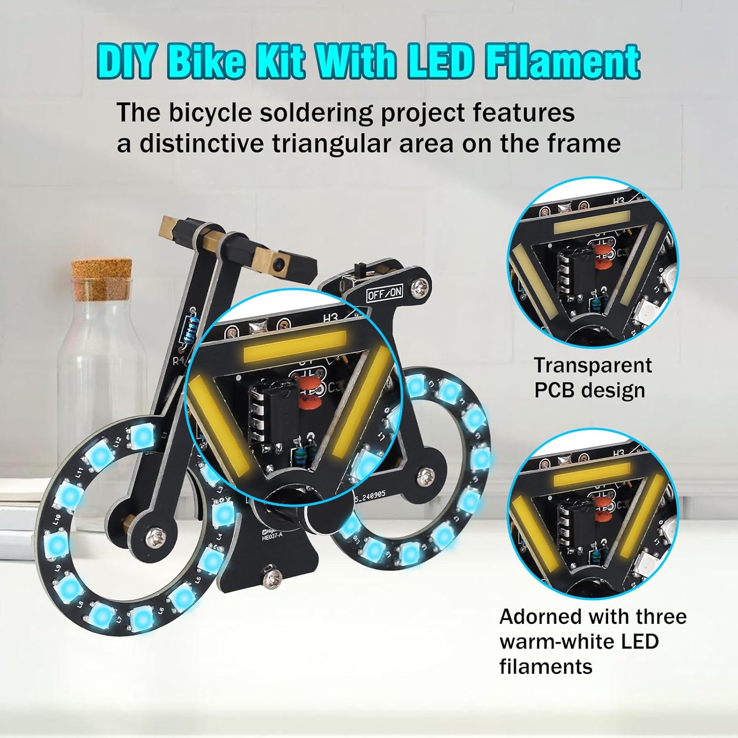 DIY комплект для пайки велосип – обзор и цена Diy Electronics Gifts
