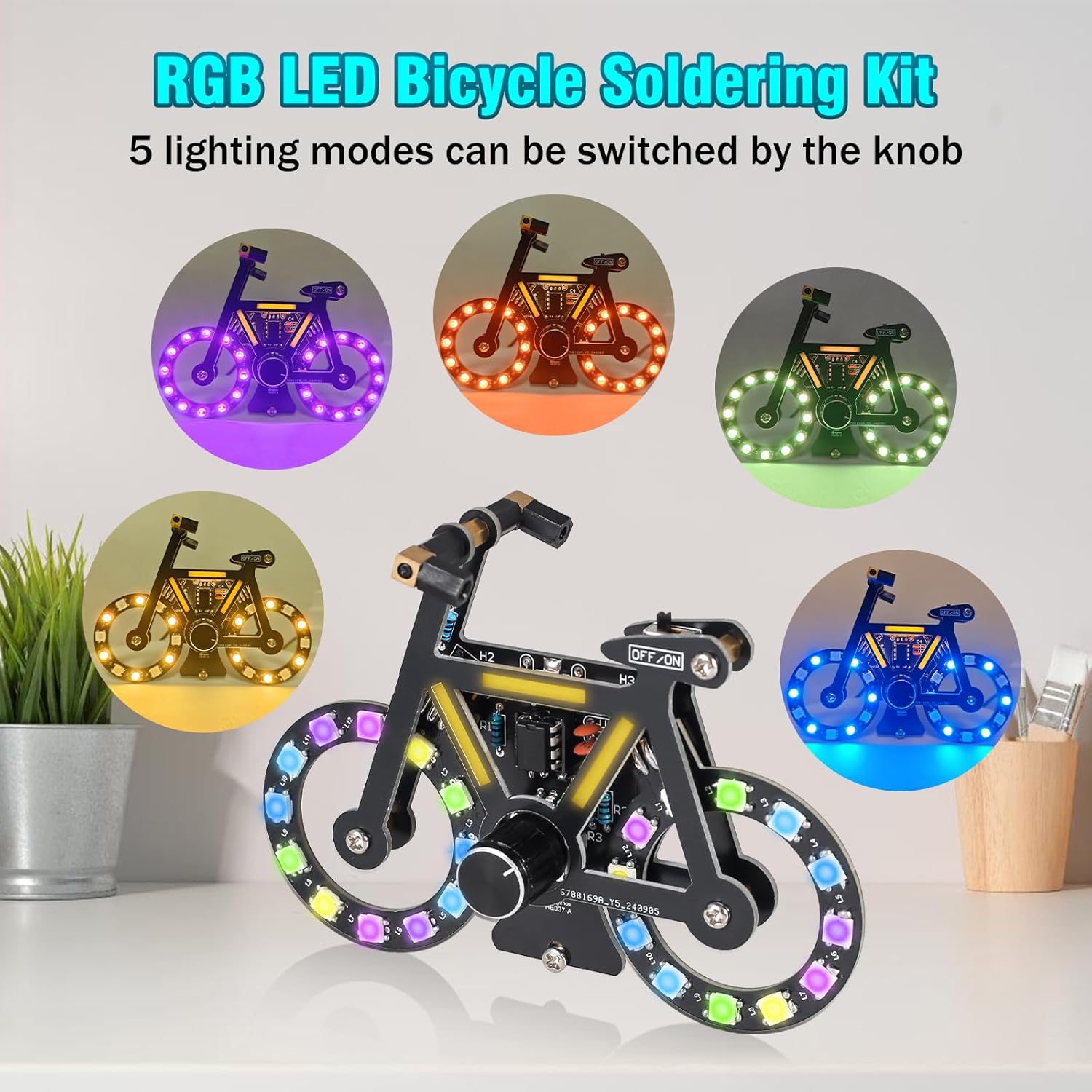 DIY комплект для пайки велосип – обзор и цена Diy Electronics Gifts