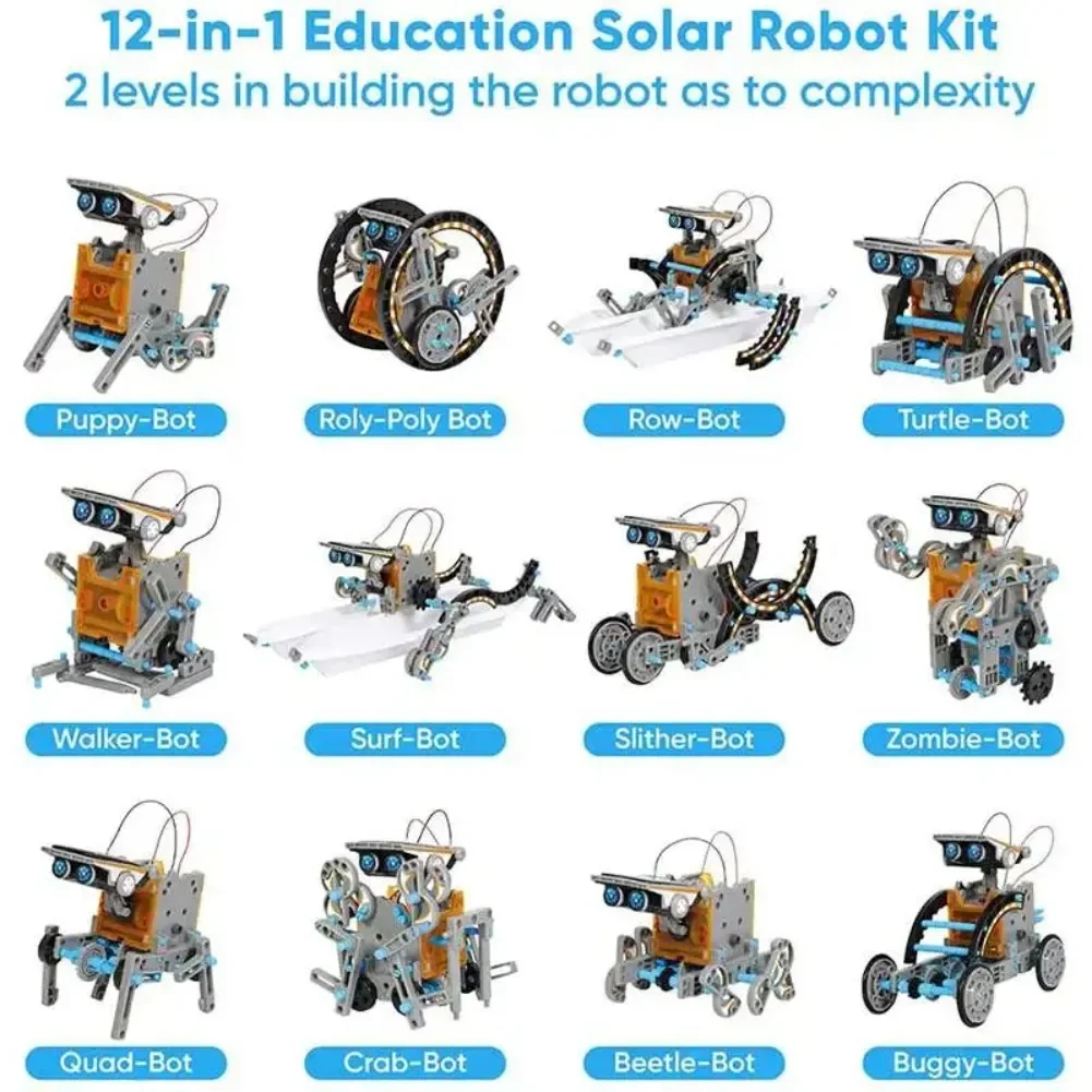 13 в 1, робот на солнечной эне – обзор и цена Diy Electronics Gifts